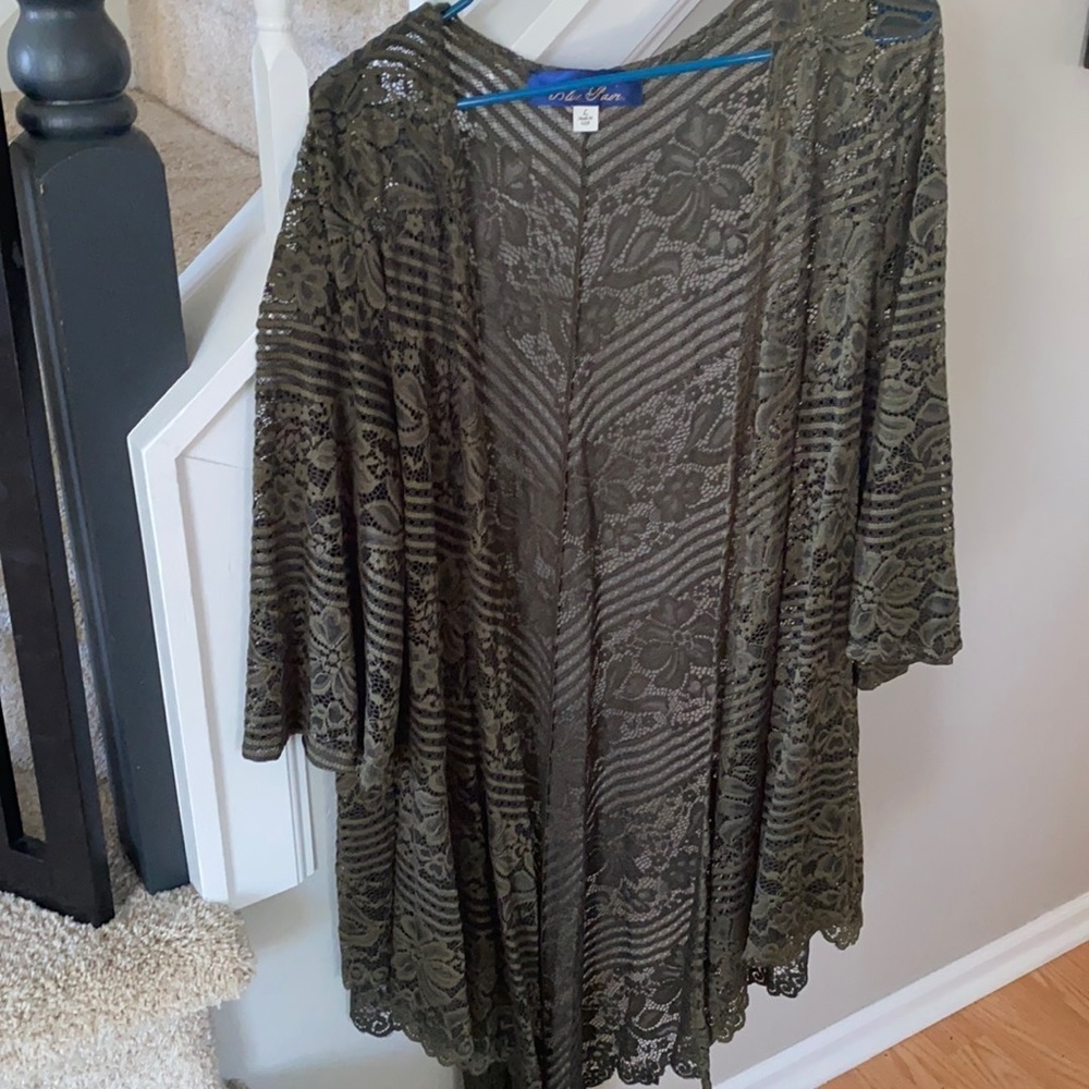 Blue Rain Lace Cardigan